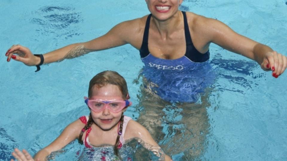 Tereza Mátlová a její dcera Emily jsou jako mořské panny